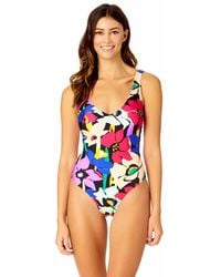 Coppersuit - Lace Up Compression One Piece Swimsuit - Lyst