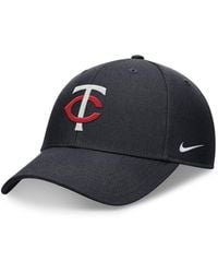 Nike - Navy Minnesota Twins Evergreen Club Performance Adjustable Hat - Lyst