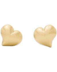 Kate Spade - Amour -tone Heart Stud Earrings (also - Lyst