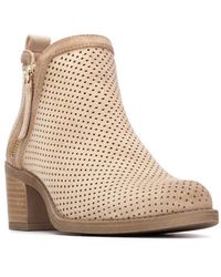 Xti - Suede Ankle Booties - Lyst