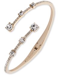 Givenchy - Crystal Stone -tone Bangle Bracelet - Lyst