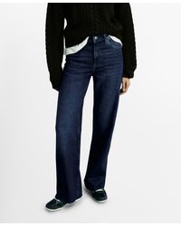 Mango - Danila Wide Leg High-rise Jeans - Lyst