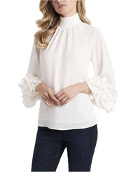 vince camuto lace blouse