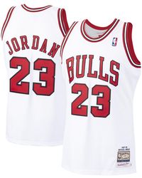 Mitchell & Ness - Chicago Bulls Michael Jordan Authentic Jersey - Lyst
