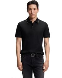 BOSS - Boss By Mercerised Cotton Slim-fit Polo Shirt - Lyst