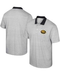 Colosseum Athletics - Iowa Hawkeyes Print Stripe Polo Shirt - Lyst