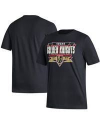 adidas - Vegas Golden Knights Reverse Retro 2.0 Fresh Playmaker T-shirt - Lyst