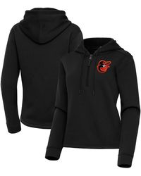 Antigua - Baltimore Orioles Contemporary Quarter-zip Hoodie - Lyst