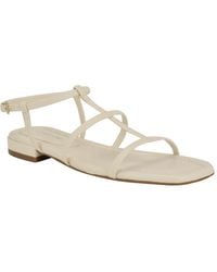 Calvin Klein - Sallia Strappy Caged Flat Sandals - Lyst