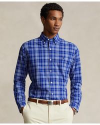 Polo Ralph Lauren - Classic-fit Plaid Stretch Poplin Shirt - Lyst