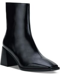 Jeffrey Campbell Finite Jn Block Heel Booties in Blue Lyst