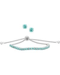 Macy's - Simulated Round Adjustable Bracelet - Lyst