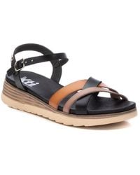 Xti - Low Wedge Strappy Sandals By - Lyst