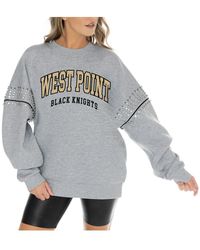 Gameday Couture - Army Black Knights Competitive Edge Oversized Fleece Pullover Sweatshirt - Lyst