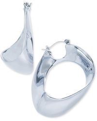 INC International Concepts - Gold-tone Twisted Hoop Earrings - Lyst