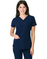 Medgear - Sofia Slim Scrubs Top - Lyst
