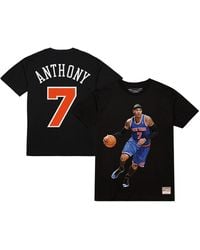 Mitchell & Ness - Carmelo Anthony New York Knicks Ultimate Player Name Number T-shirt - Lyst