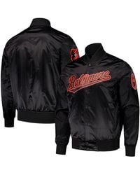 Pro Standard - Baltimore Orioles Wordmark Satin Full-snap Jacket - Lyst