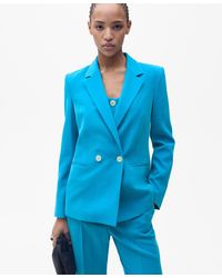 Mango - Straight-fit Suit Jacket - Lyst