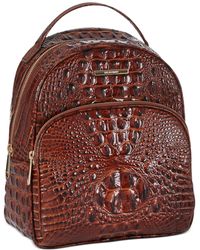 Brahmin - Chelcy Melbourne Embossed Leather Backpack - Lyst