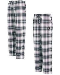 Concepts Sport - Las Vegas Raiders Ashford Plaid Knit Pants - Lyst
