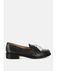 Rag & Co - Yelena Real Leather Tassel Loafers - Lyst