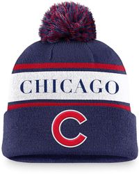 Nike - Chicago Cubs Team Stripe Peak Cuffed - Lyst