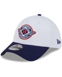 KTZ - White/navy Houston Astros 2025 City Connect Batting Practice 39thirty Flex Hat - Lyst