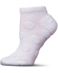 Memoi - Terry Dot Low Cut Socks - Lyst
