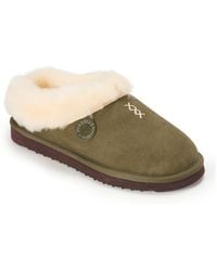 Dearfoams - Fireside By Adelaide Genuine Shearling Clog Slipper - Lyst