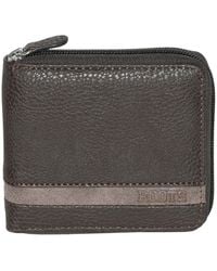ROOTS - Men Zipper Around Wallet With Center Wing - Lyst