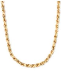 Macy's - Rope Link 26" Chain Necklace - Lyst