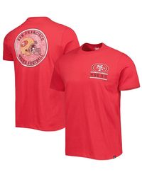 47 Brand Scarlet San Francisco 49ers Open Field Franklin T-shirt - Red