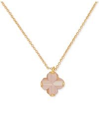 Kate Spade - Gold-tone Mini Pendant Necklace - Lyst