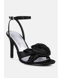 Rag & Co - Chaumet Rose Bow Embellished Sandals - Lyst