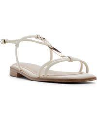 ALDO - Ebaeryn Square T-strap Flat Sandals - Lyst