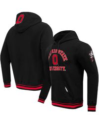 Pro Standard - Ohio State Buckeyes Classic Stacked Logo Fleece Pullover Hoodie - Lyst