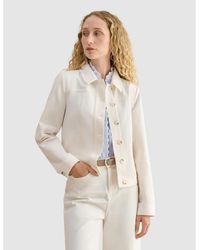 Hobbs - Selborne Boxy Cropped Denim Jacket - Lyst