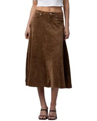 Blank NYC - A-line Midi Skirt - Lyst