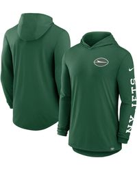 Nike - New York Jets Blitz Tri-blend Performance Long Sleeve Hoodie T-shirt - Lyst