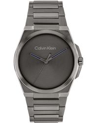 Calvin Klein - Meta-minimal Stainless Steel Watch 41mm - Lyst