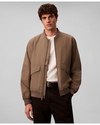 Calvin Klein - Soft Tech Classic-fit Bomber Jacket - Lyst