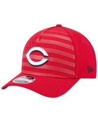 KTZ - Cincinnati S American Flag 9forty M-crown A-frame Adjustable Hat - Lyst