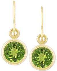 Macy's - Created Sapphire Oval Stud Earrings (1-1/2 Ct. T.w. - Lyst