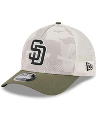 KTZ - Light Beige/olive San Diego Padres 2025 Armed Forces Day 9forty M-crown A-frame Adjustable Hat - Lyst