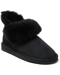 Dearfoams - Fireside By Perth Shearling Foldover Boots - Lyst