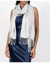 Vince Camuto - All-over Paisley Lurex Scarf - Lyst