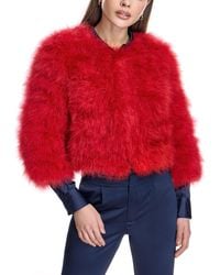 Julia & Stella By Maximilian - Collarless Feather Bolero - Lyst