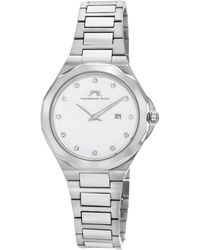 Porsamo Bleu - Victoria Stainless Steel Tone & White Watch 1242avis - Lyst