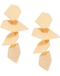 SOH - The Dented-geometric Drop Earrings - Lyst
